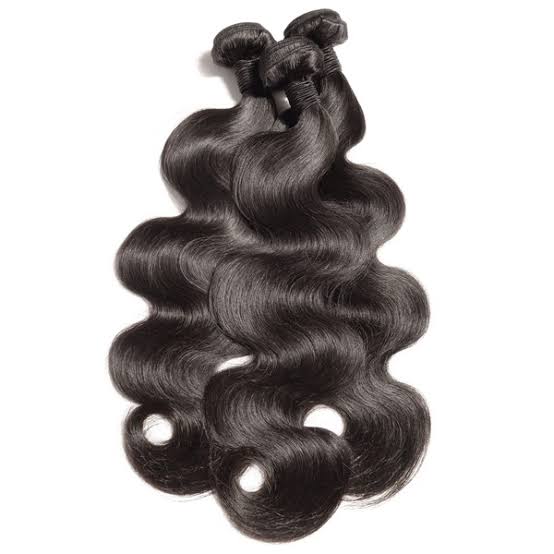 12A Natural Black / Brown Human Hair Bundles